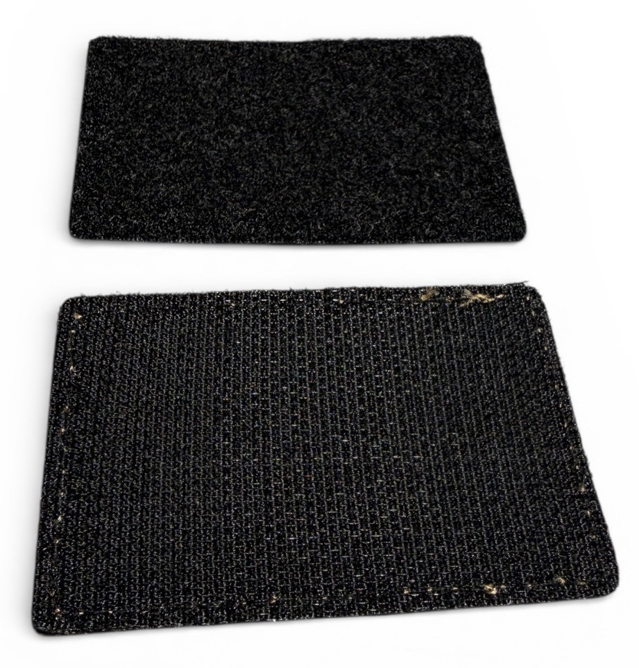 Smith & Wesson Patch - Square - Brown Leather - Hat/Bag Patch Hook & Loop