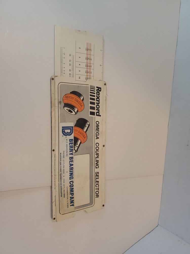 rexnord omega coupling selector advertising