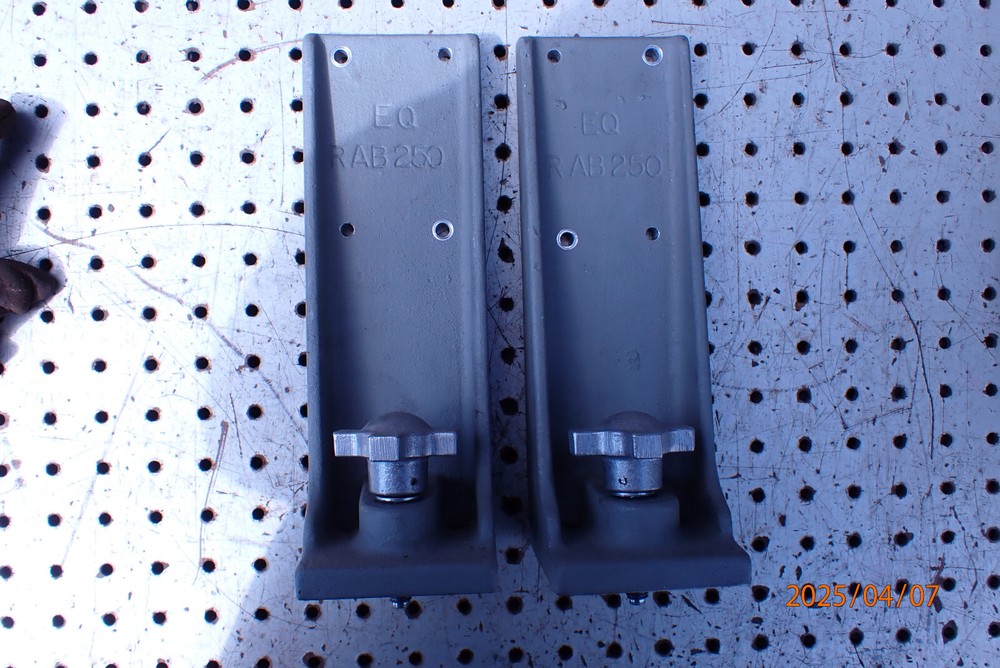 2, EQ BASE RAB250 CMM STAGING SETUP MACHINIST TOOLING ANGLE PLATES
