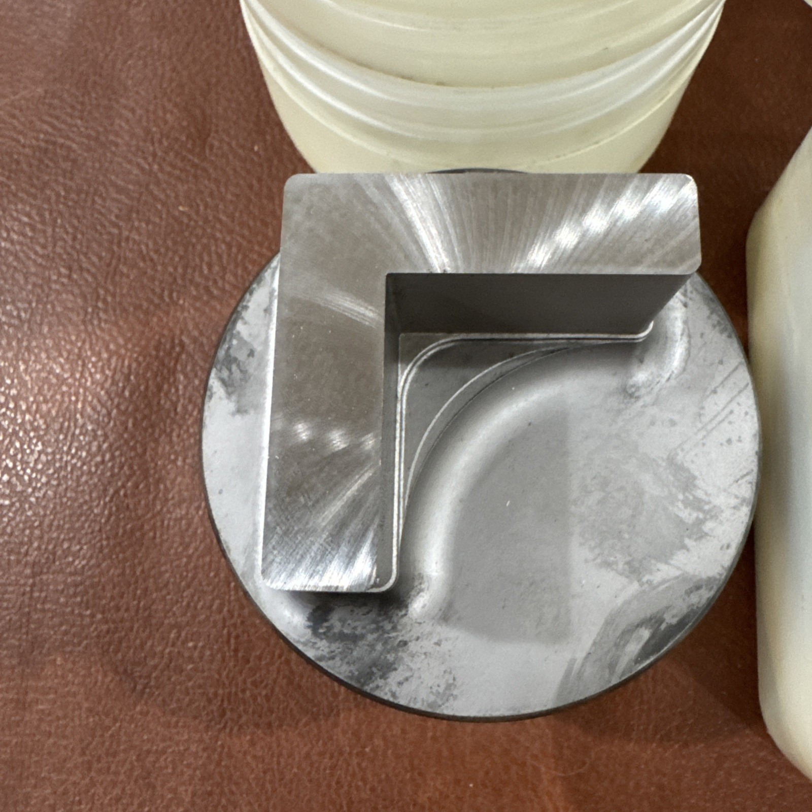 AMADA SX0116203 L Shape Punch & Die Set Corner Notcher Press Tooling Metal 3.5”