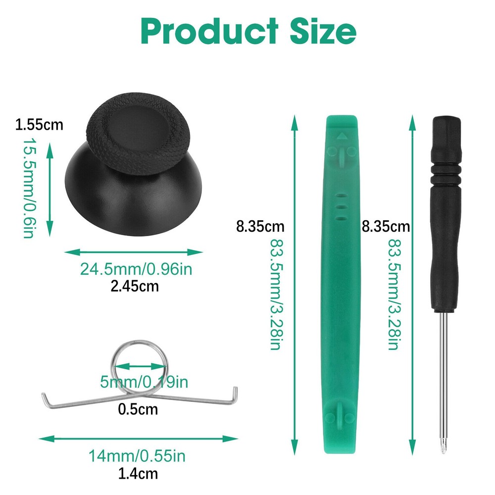 Durable Thumb Grip L+R Buttons Spring Replacement For Sony PS5 V1 Controller