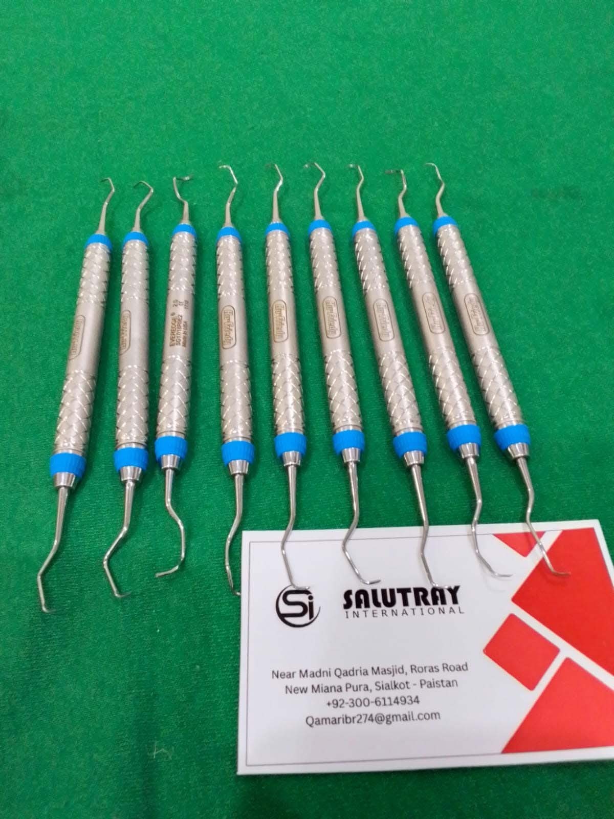 HU-FRIEDY Dental Rigid Gracey Curette SET OF 9 EverEdge 2.0 #9 Handle
