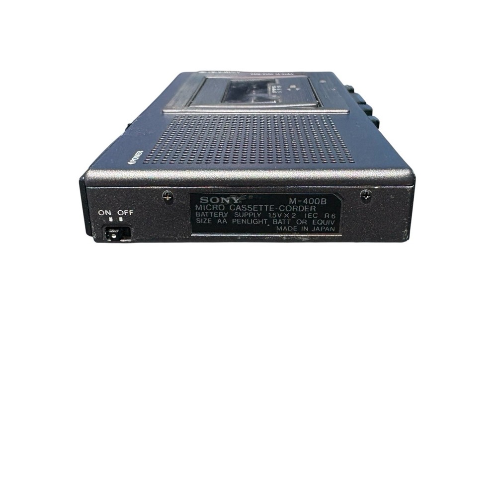 Sony M-400B Micro Cassette Corder Recorder Player