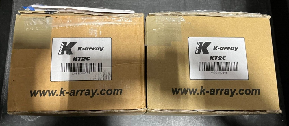 K-array KT2C Ceiling Speakers , Black , Lot of Two