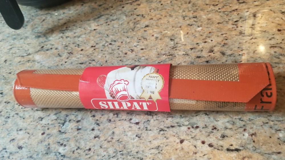 Silpat Rectangle Half Size Non-Stick Baking Mat - Orange