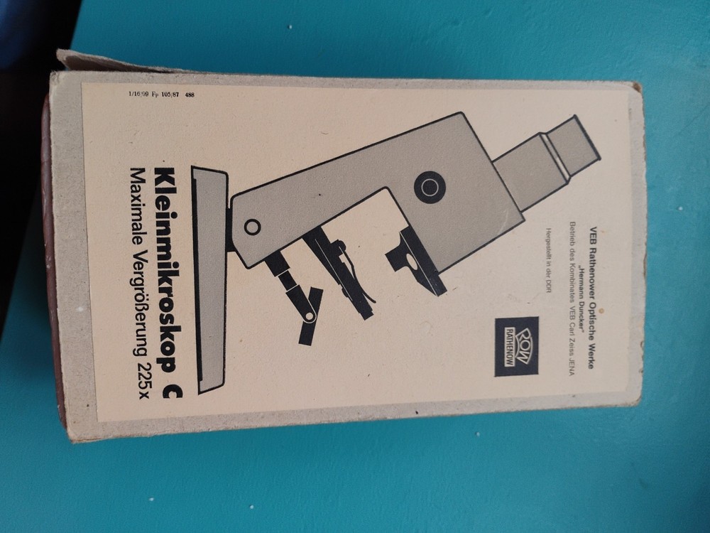 VEB Rathenower Microscope Made In Germany 1980s