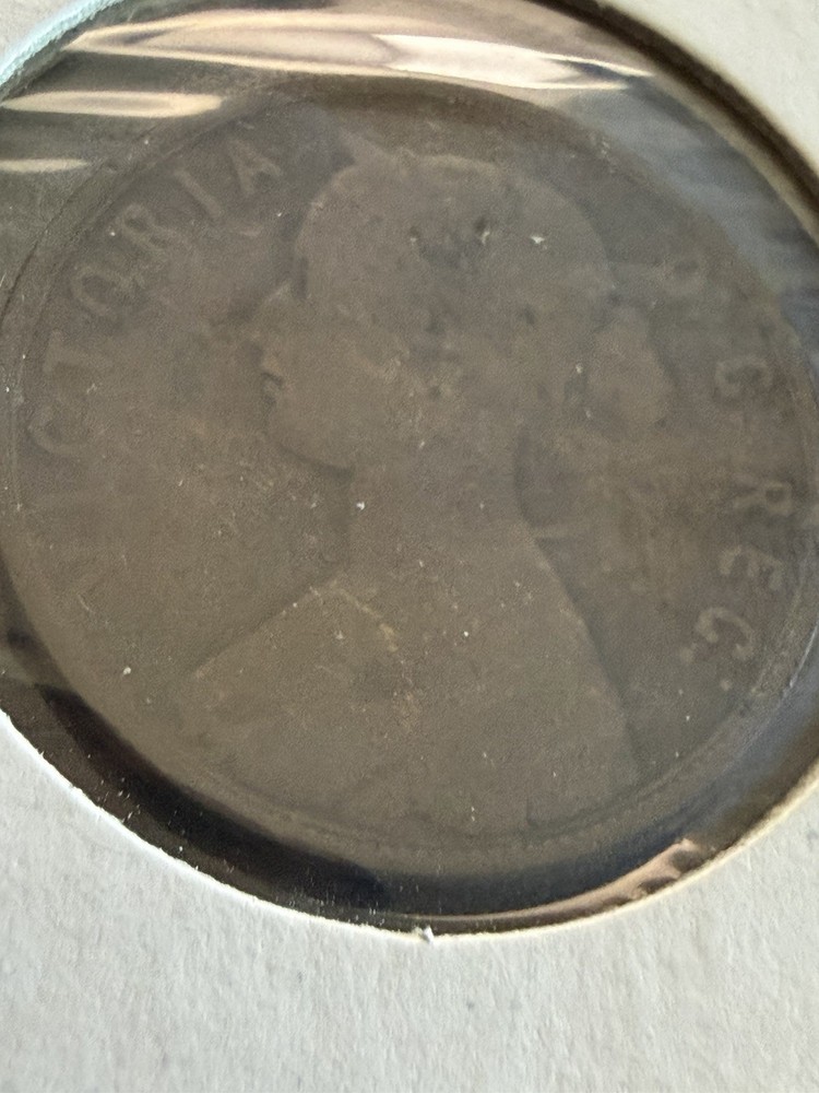 1876 H Newfoundland One Cent