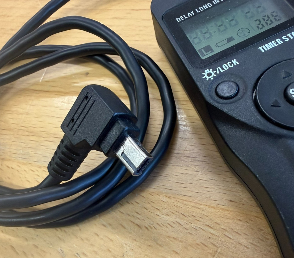 Polaroid Remote Interval Timer Model PLRTN for Nikon D50 D70 D90 Intervalometer