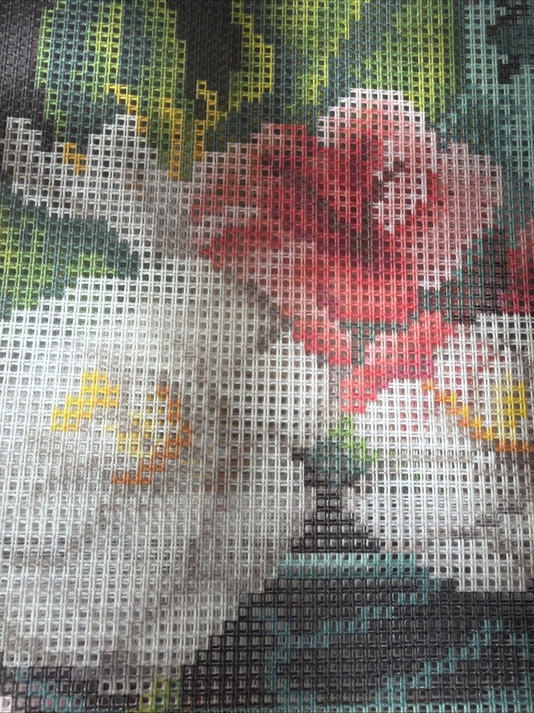 Orchidea Printed needlepoint tapestry Canvas Only 24x30 cm