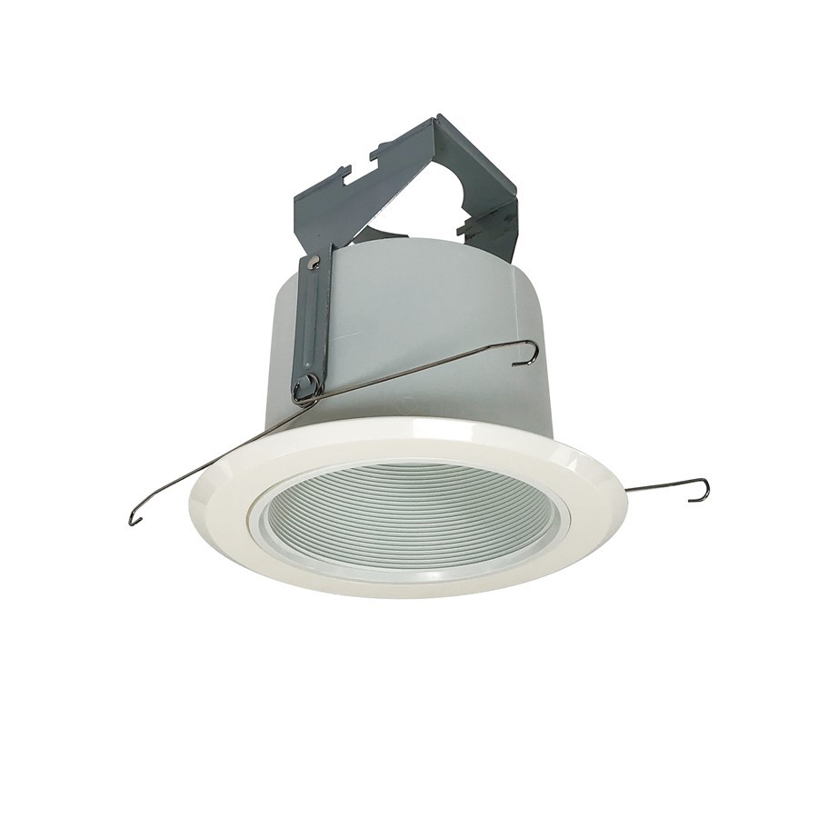 Nora Lighting 5" Deep Phenolic Baffle/Ring, White - NT-5012W