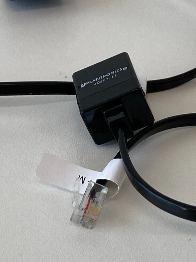 PP20: PLANTRONICS CABLE ASSEMBLY MODULAR STRAIGHT 40287-11