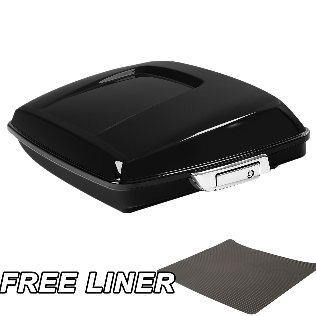 5.5" Razor Pack Trunk + Latch Fit For Harley Tour Pak HD Touring Models 2014-24