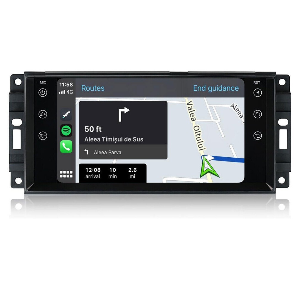 For 2011 2012 2013 Dodge Durango Apple CarPlay Android Auto Radio GPS WIFI