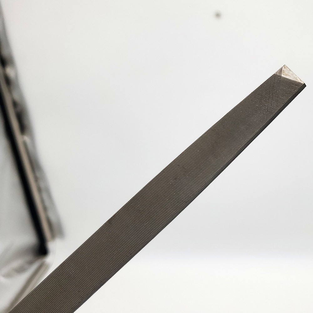 Nicholson 6" Flat Double / Single Cut Smooth File 03533N Rectangular w/ Tang