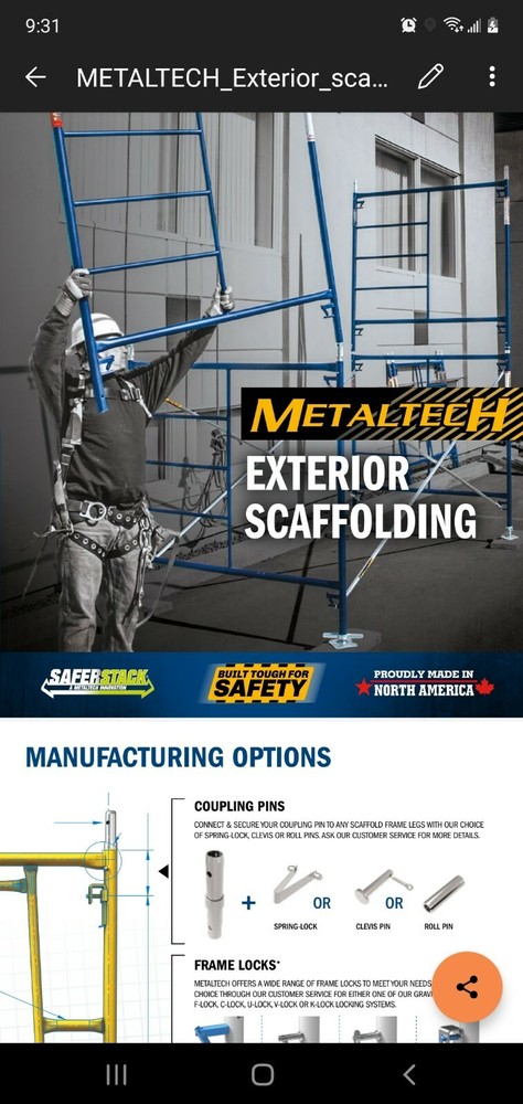 METALTECH SCAFFOLDING