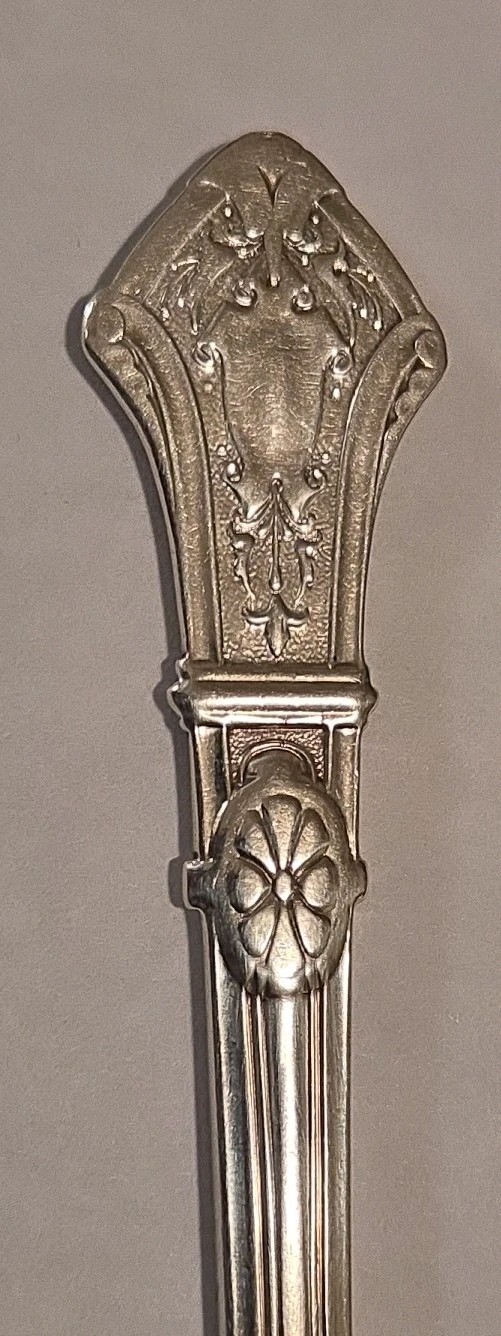 Robbins Clark & Biddle Silver Serving Knife 19th C Philadelphia