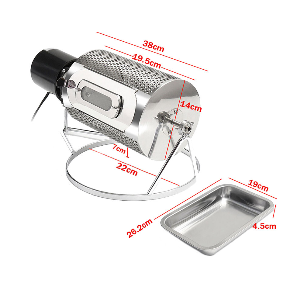 Electric Coffee Roasting Machine Coffee Bean Grains Nuts Roaster Baking Machine