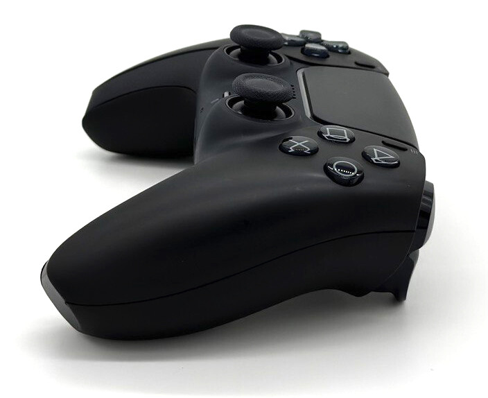 Black V4 Pro Modded + 4 Reflex Paddles Silent Modz Wireless Controller for PS5