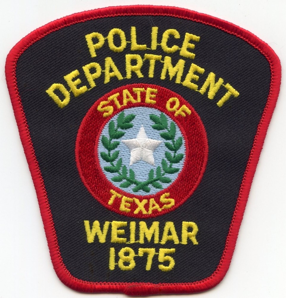 WEIMAR TEXAS POLICE PATCH