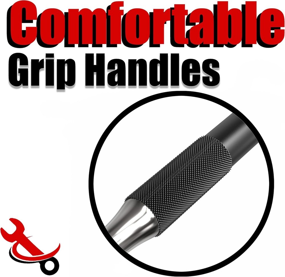 Precision Engineered 9pc Roll Pin Punch Set - Versatile Tools For DIY Projects