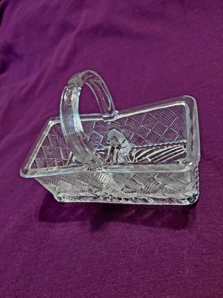 Vintage Double Salt Cellar - Footed With Handle