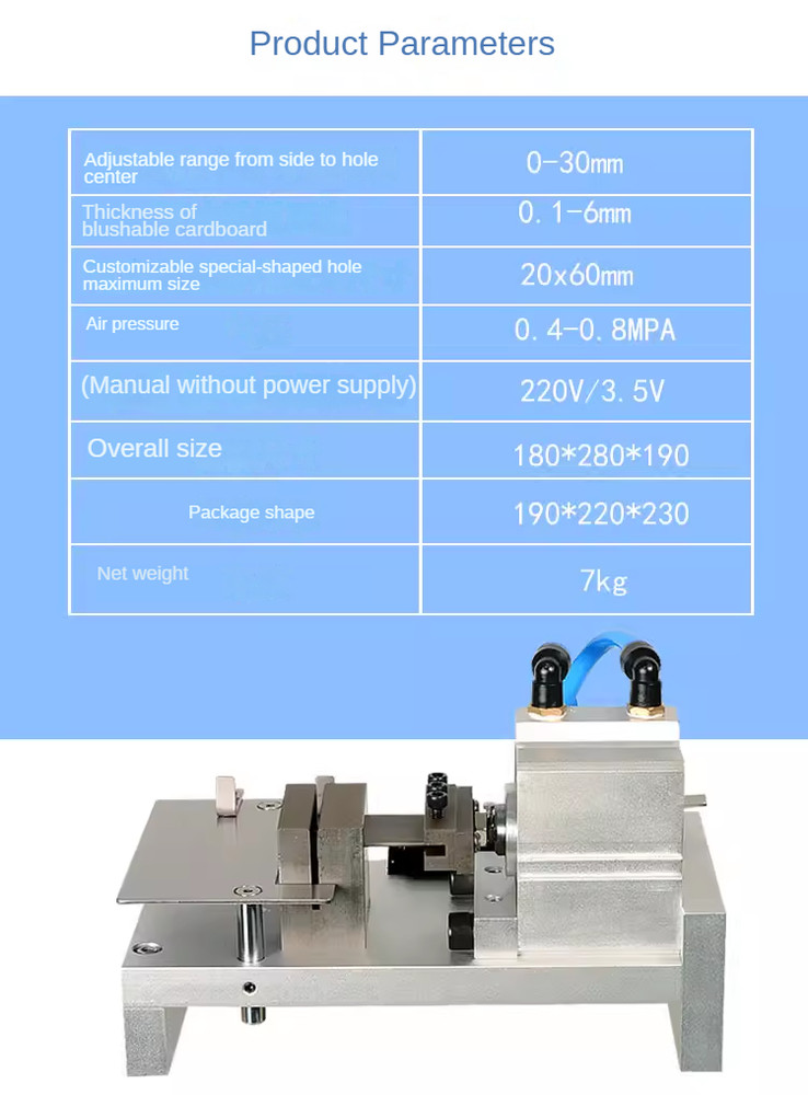 Perforating Machine Paper Box Wine Box Half Round Profile Punching Machine