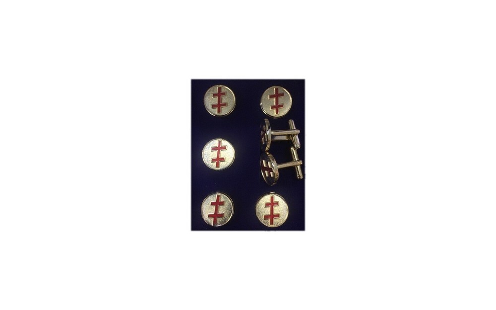 Scottish Rite 33rd Degree Masonic Button Covers Tux Set