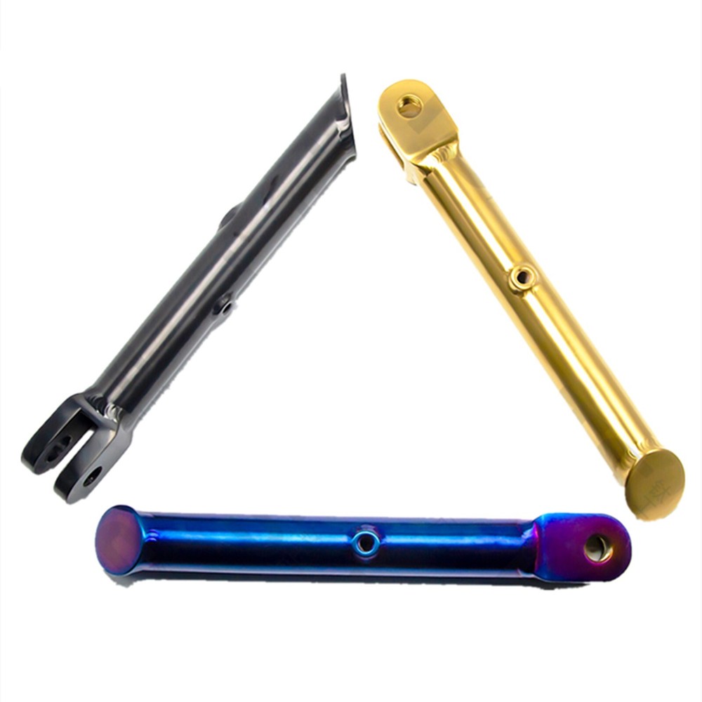 Motorcycle Universal CNC Titanium Adjustable Kickstand Foot Side Support Stand