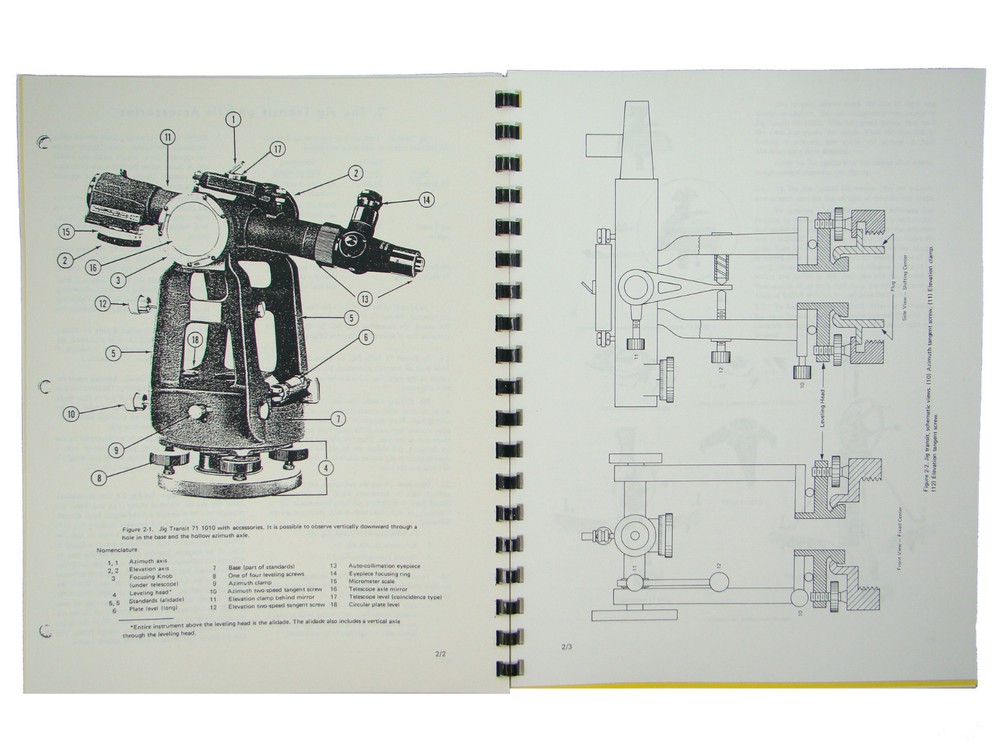 Keuffel Esser Optical Alignment Manual Cubic Precision K & E * 940
