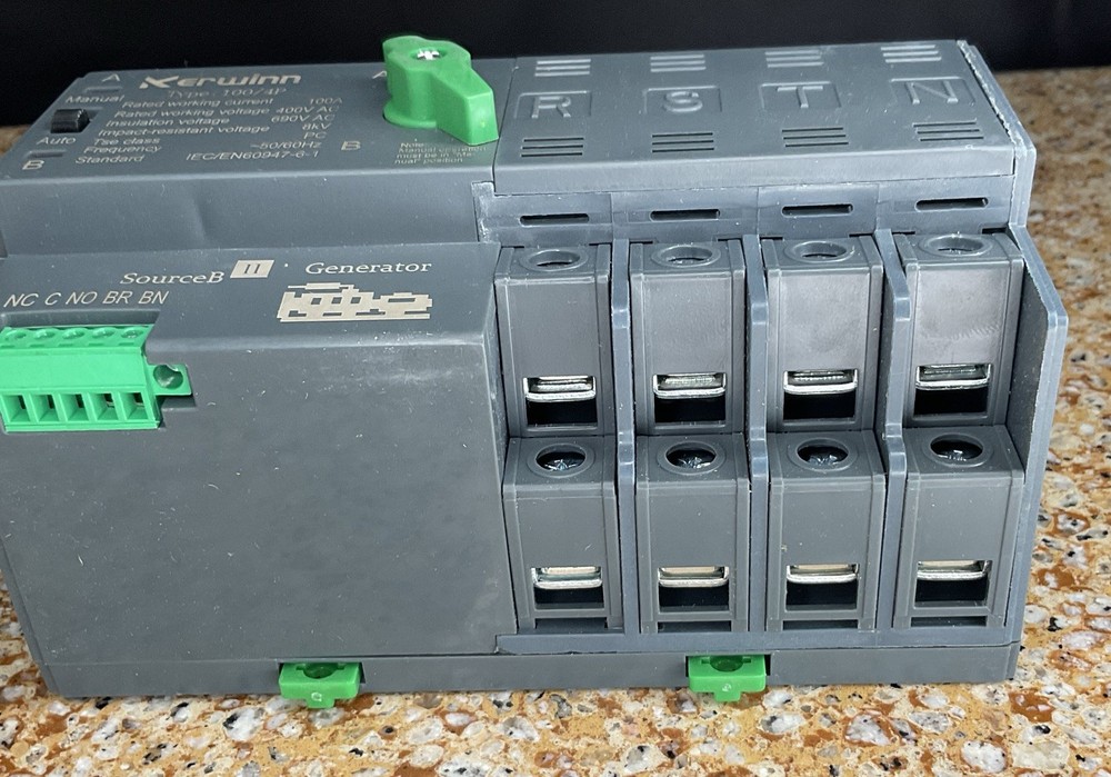 Kerwinn 100A 220V Automatic Selector Transfer Switch DPS-4P-100A