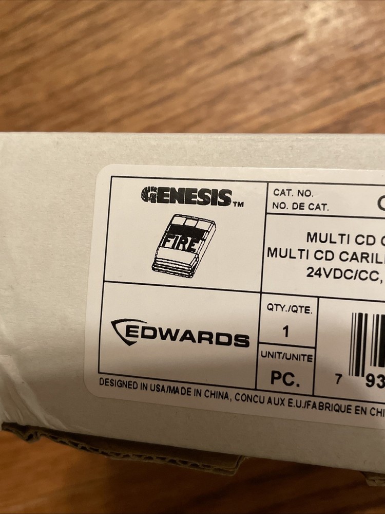 Edwards System Technology G1F-CVM Multi CD Chime Strobe 793016035233