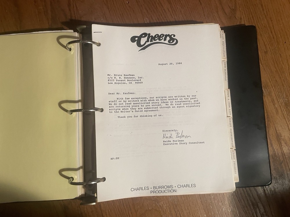 TAXI sitcom 1981 PRODUCTION BINDER Paramount Studios Casting, Scripts, Revisions