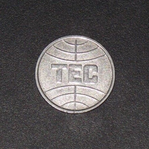 TEK Arcade Game Token Coin Chip