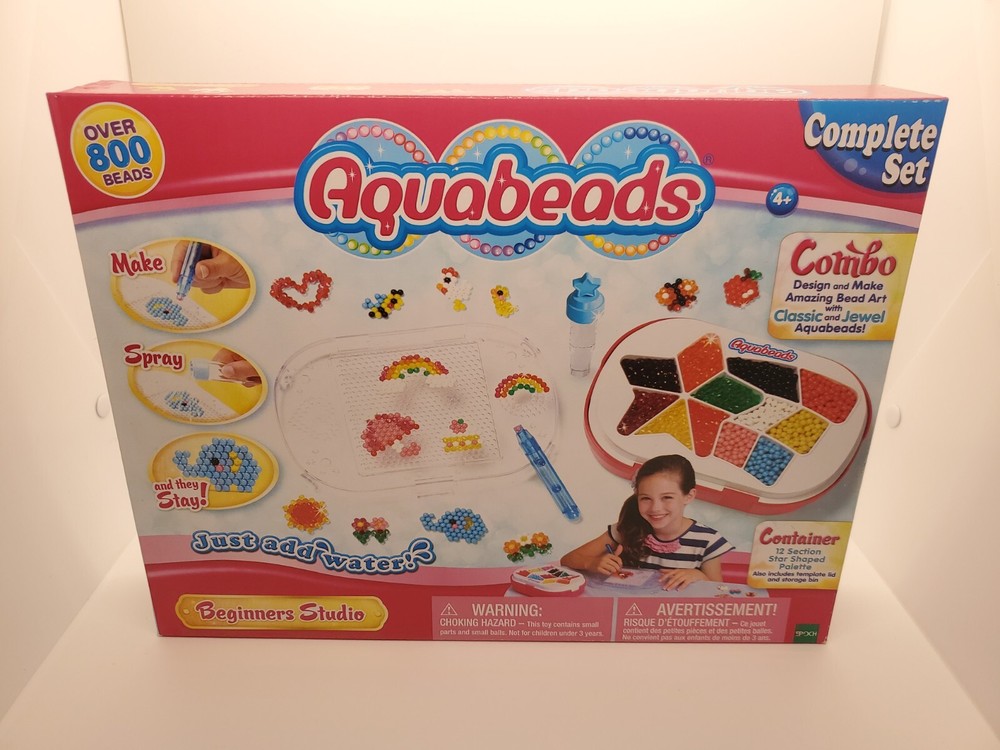 Aquabeads Ultimate Design Studio Playset, Complete Set- over 800 beads Beginners