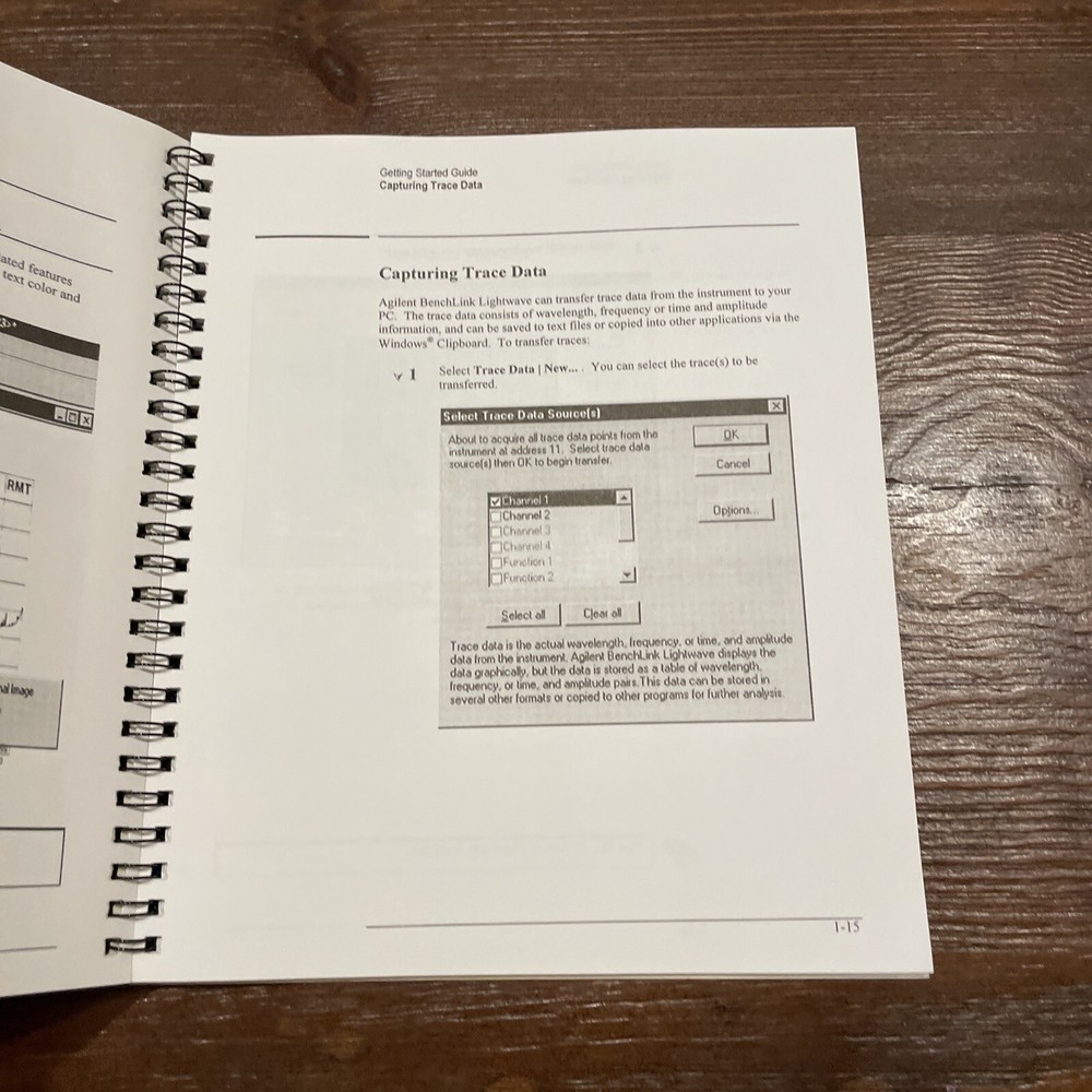 Agilent N1031A BenchLink Lightwave Getting Started Guide