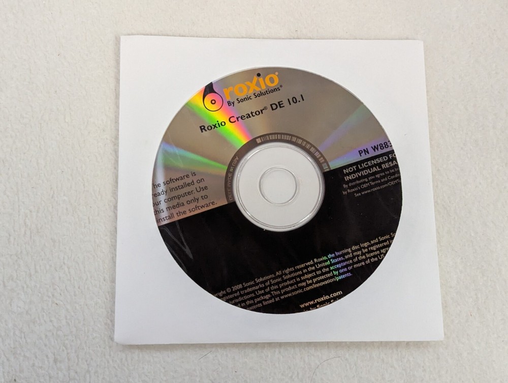 Roxio Creator 10.1 DE CD/DVD Burning Recording Installation Software, NEW