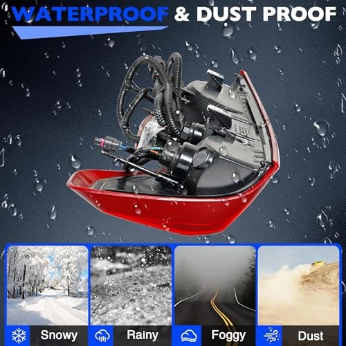 Tail light Halogen Compatible with Chevy 2019-2025 Halogen -Driver Side