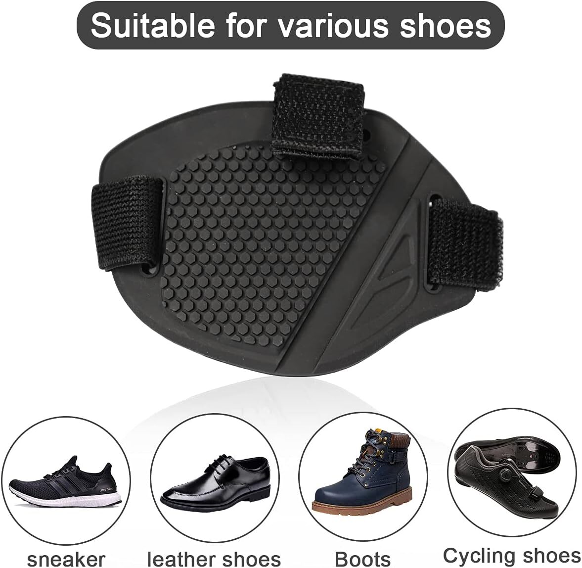 Motorcycle Shoe Protector Motorbike Gear Shift Cover Motorcycle Shifter Cover US