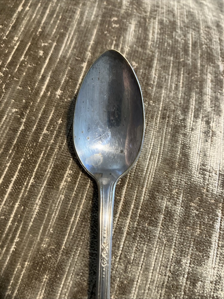 Butterscotch Bakelite Silver Plated Ice Tea Spoon