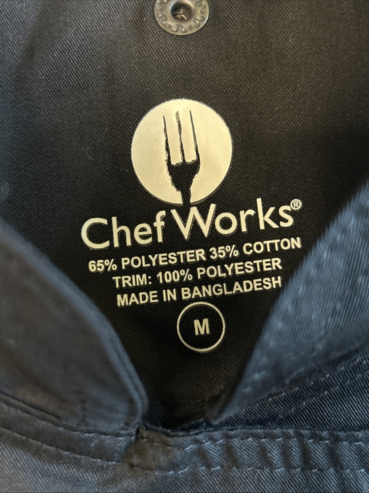 Women's Springfield Chef Coat, Black, Medium