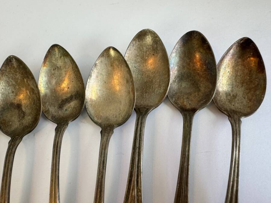 13 Vintage Silver Plated Spoons Lot Various Designs Styles Makers Crafts Art