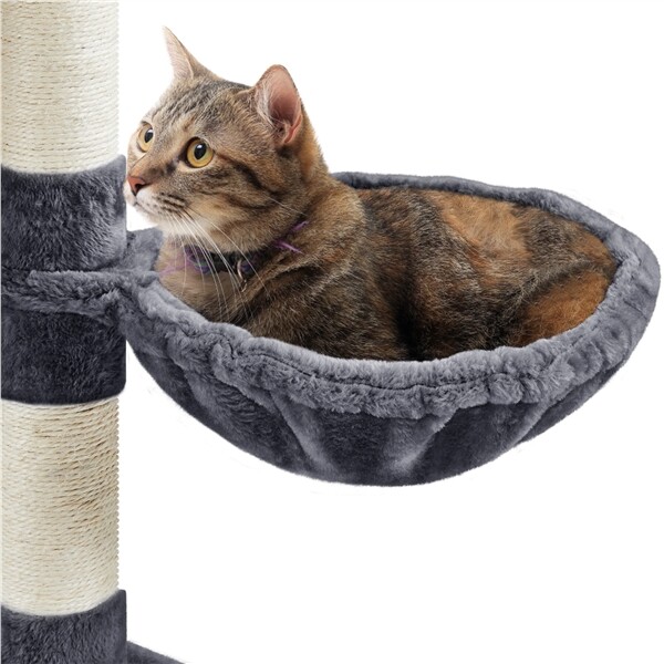 79in Large Cat Tree Tower for Indoor Cats Condo Scratching Post Pet Play House