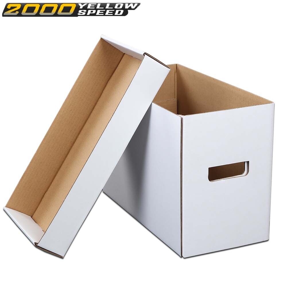 3Pcs Comic Books Storage Boxes Short Holds 150-175 Stackable Durable Archive