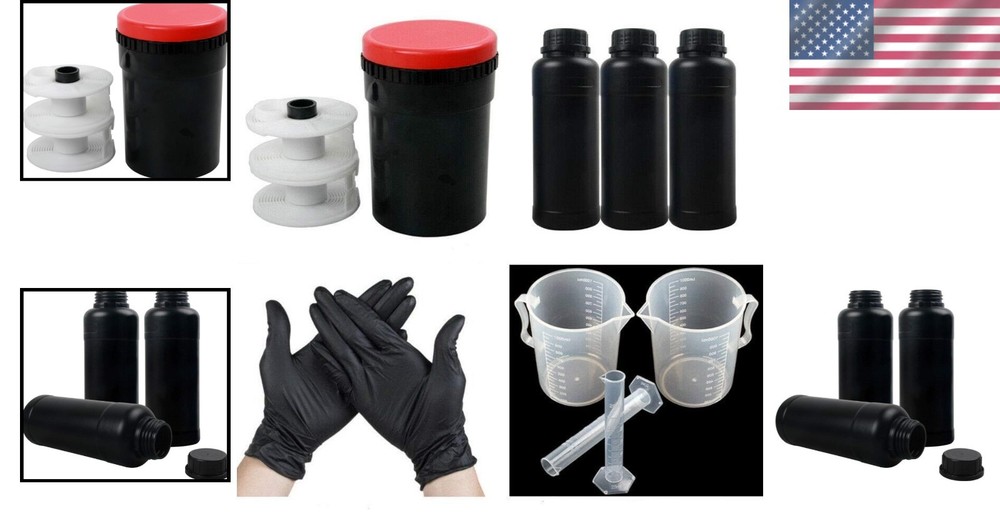 120 135 B&W Film Darkroom Kit Developing Equipment Processing Tool Developing Ta
