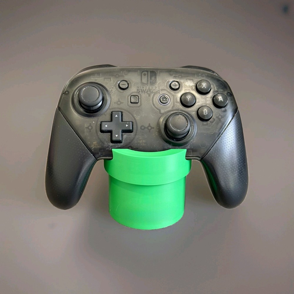 Green Pipe Stand For The Nintendo Switch & Switch 2 Pro Controller 3D PRINTED