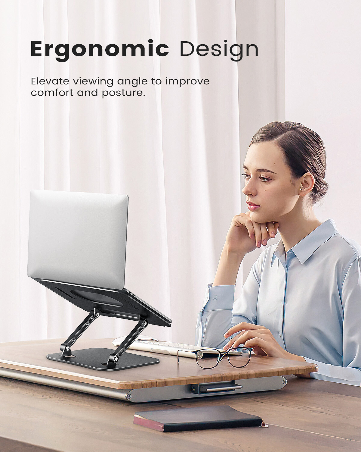 Portable Laptop Stand Holder Adjustable Laptop Stand Notebook Holder for Desk