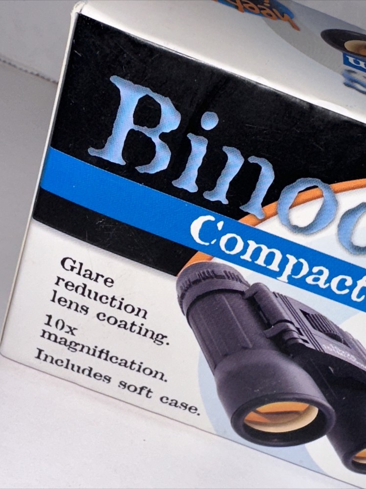 Heebie Jeebies Binoculars Compact 10x25 With Soft Case Glare Reduction Coating