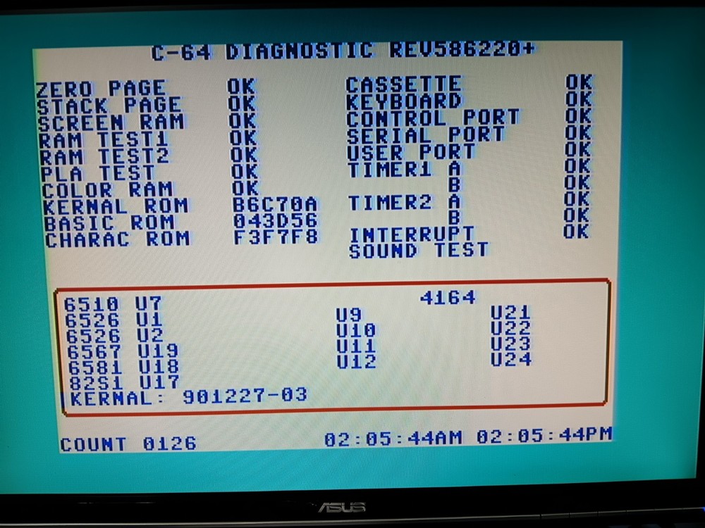 CLEANED, TESTED, WORKING, and RECAPPED NTSC Commodore 64.