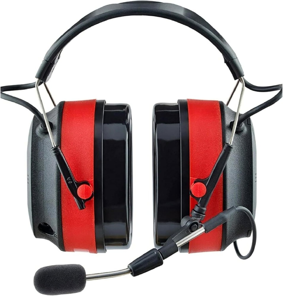 3M Pro-Comms Electronic Hearing Protector, Wireless Pro-Comms, Black/Red