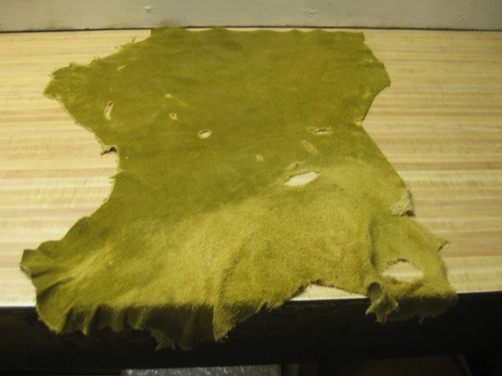 Suede Buffalo Leather Tan #0008686 R 25